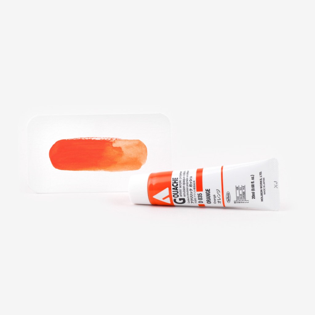 Holbein Acryla Gouache 20ml Tube - Orange