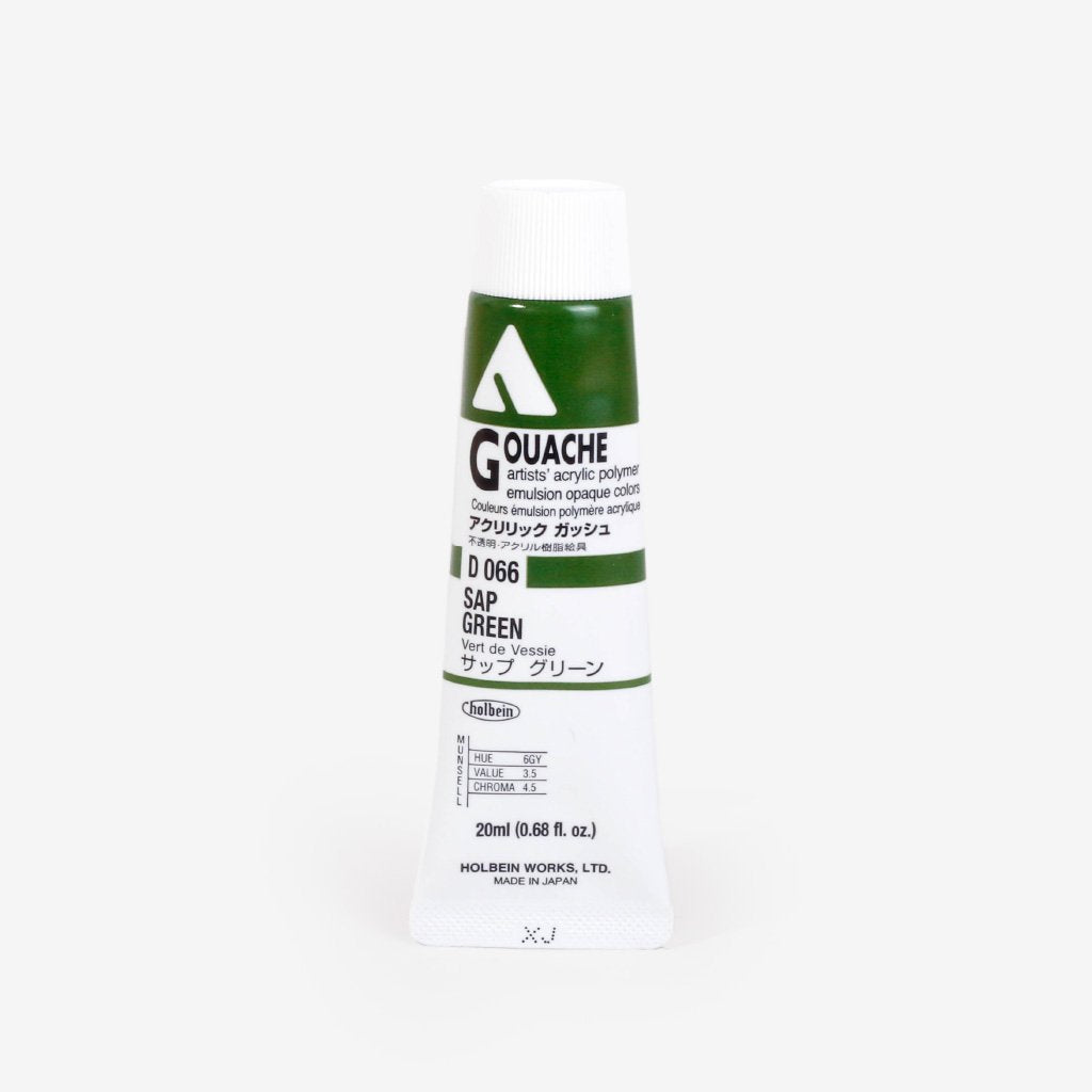 Holbein Acryla Gouache 20ml Tube - Sap Green