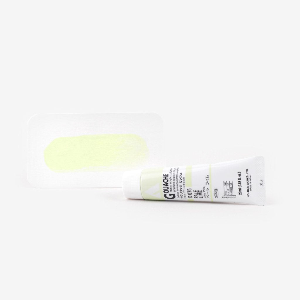 Holbein Acryla Gouache 20ml Tube - Pale Lime