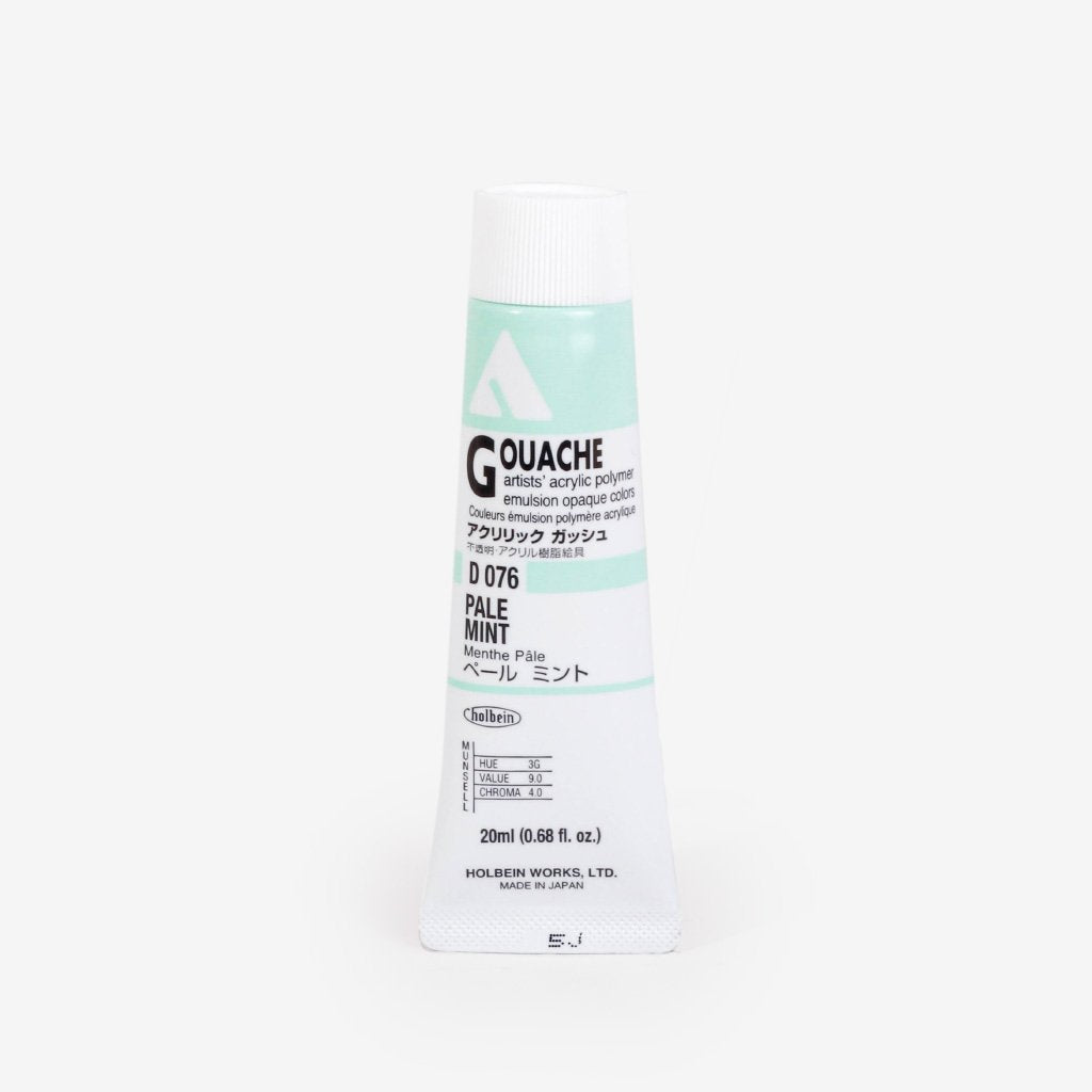 Holbein Acryla Gouache 20ml Tube - Pale Mint