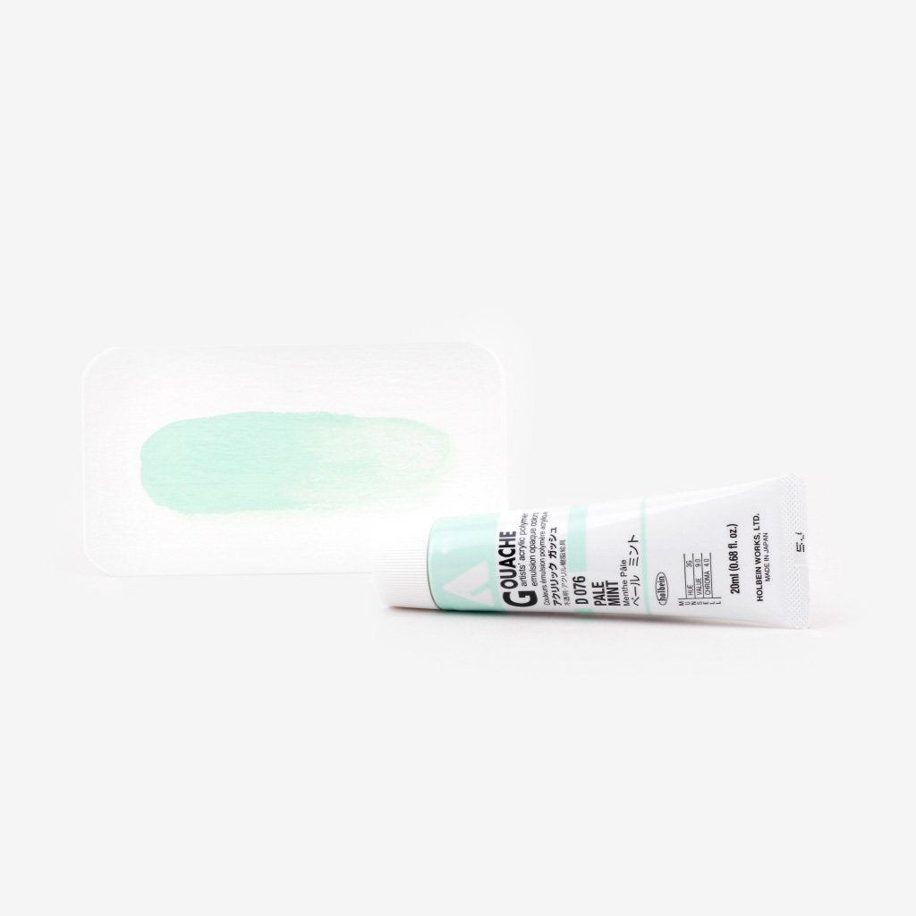 Holbein Acryla Gouache 20ml Tube - Pale Mint