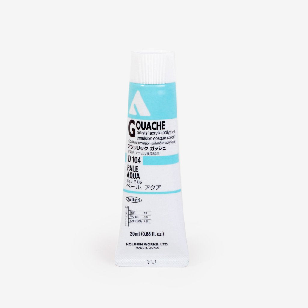 Holbein Acryla Gouache 20ml Tube - Pale Aqua