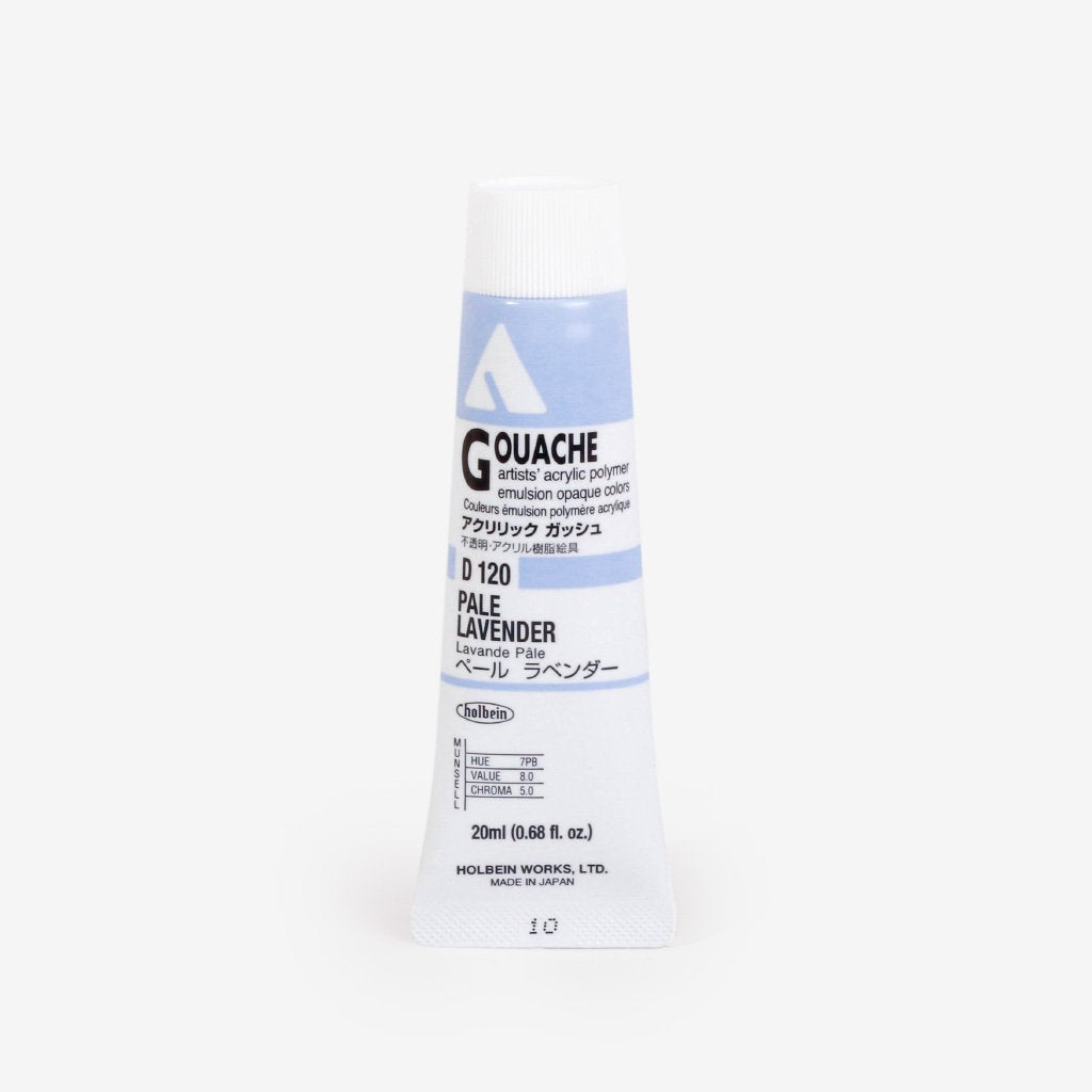 Holbein Acryla Gouache 20ml Tube - Pale Lavender