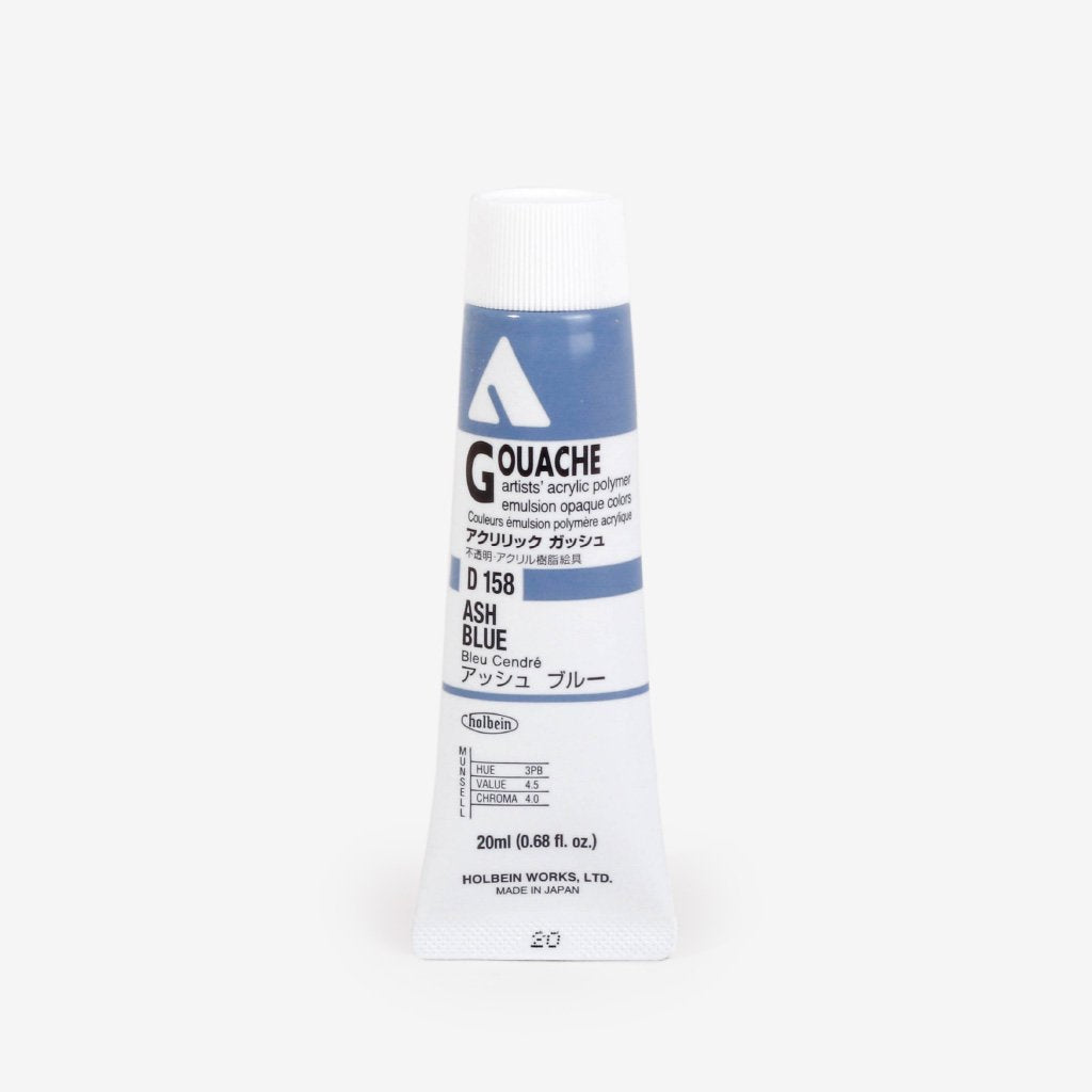 Holbein Acryla Gouache 20ml Tube - Ash Blue