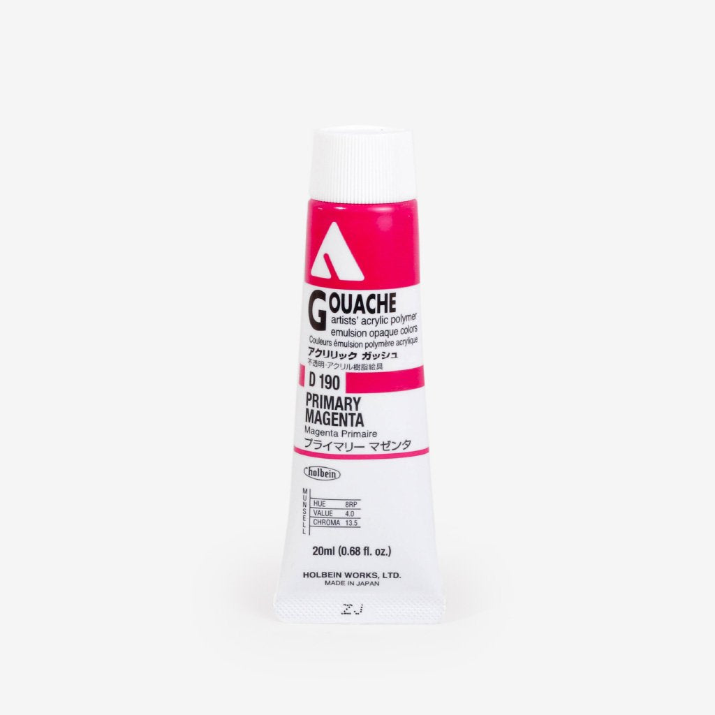 Holbein Acryla Gouache 20ml Tube - Primary Magenta