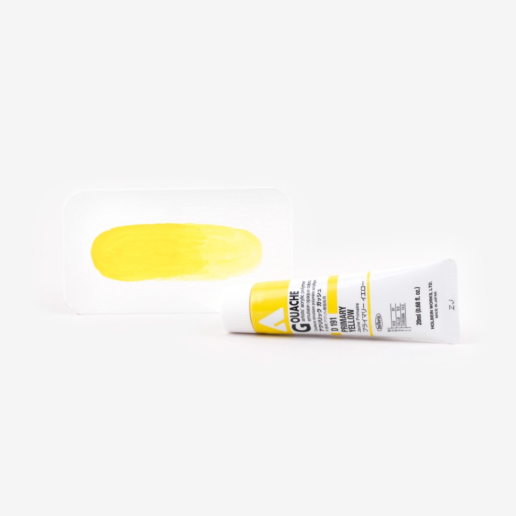 Holbein Acryla Gouache 20ml Tube - Primary Yellow