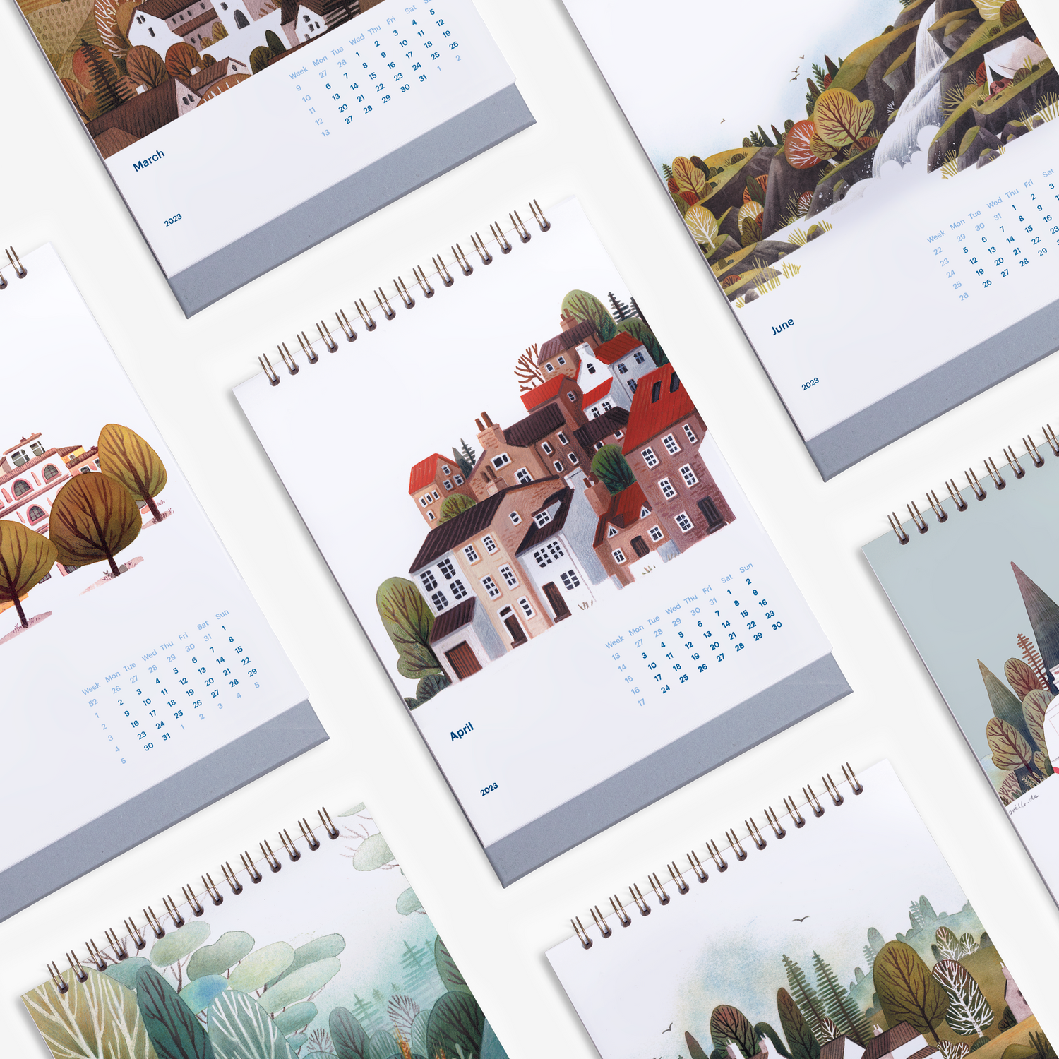 Cozy Days 2023 Desk Calendar