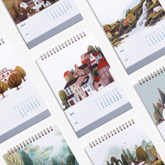 Cozy Days 2023 Desk Calendar