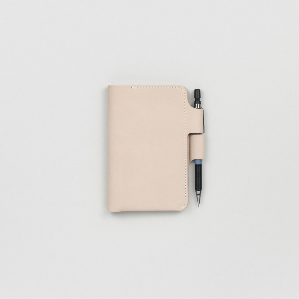 Second Chance: Ivory Pocket Notebook Leather Sleeve