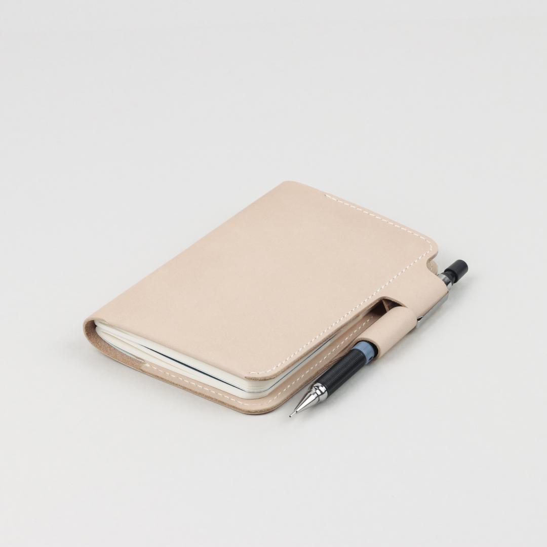 Second Chance: Ivory Pocket Notebook Leather Sleeve