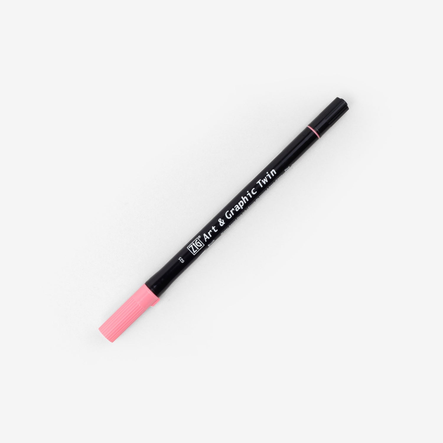 Kuretake Art & Graphic Twin Pen - Light Carmine