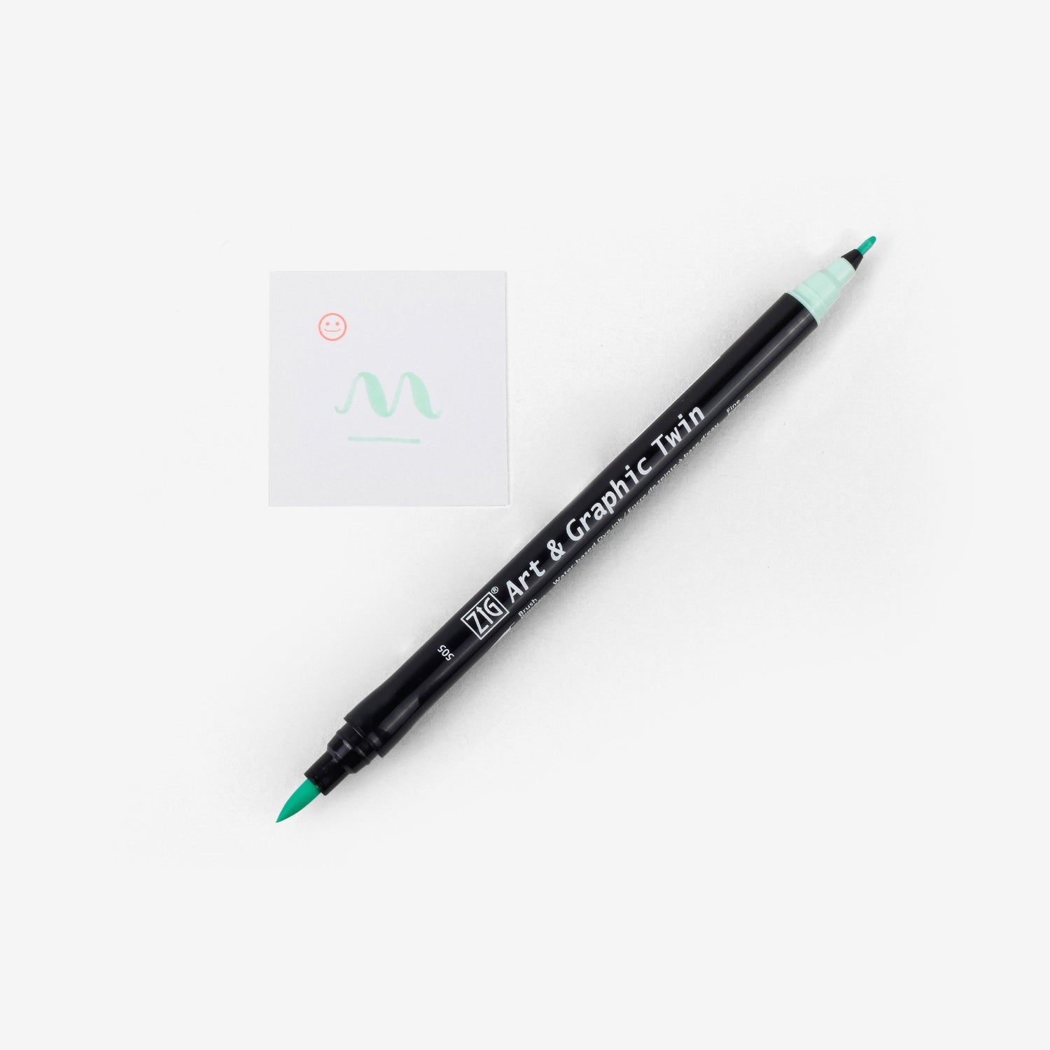 Kuretake Art & Graphic Twin Pen - Green Shadow