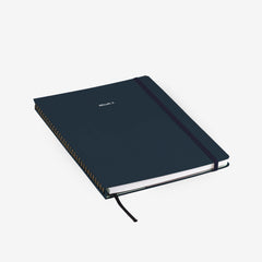 Plain Navy Large Wirebound Sketchbook