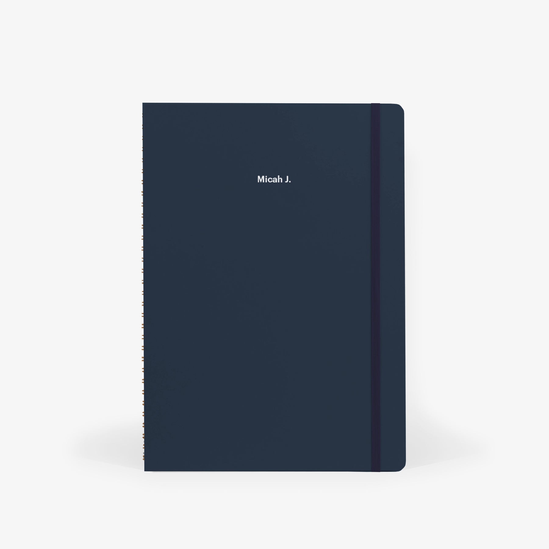 Plain Navy Large Wirebound Sketchbook