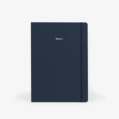 Plain Navy Large Wirebound Sketchbook