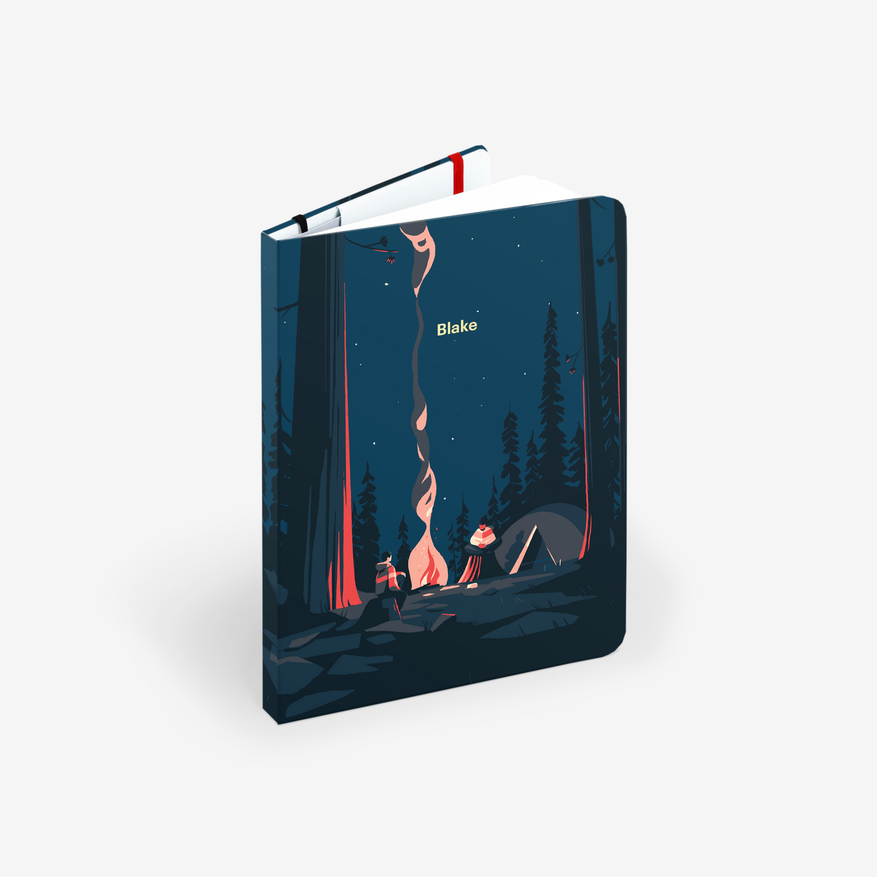 Campfire Light Threadbound Notebook