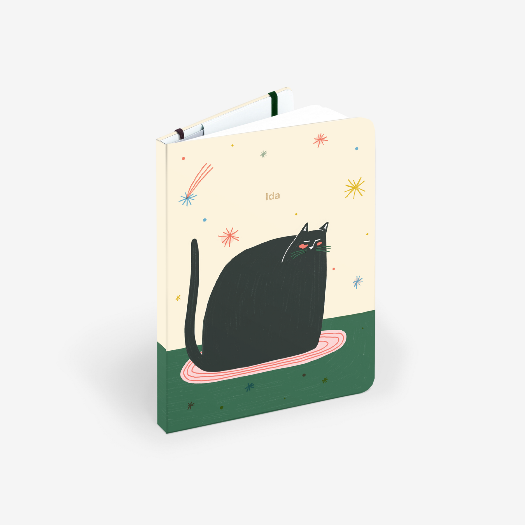 Cat Nap Light Threadbound Notebook