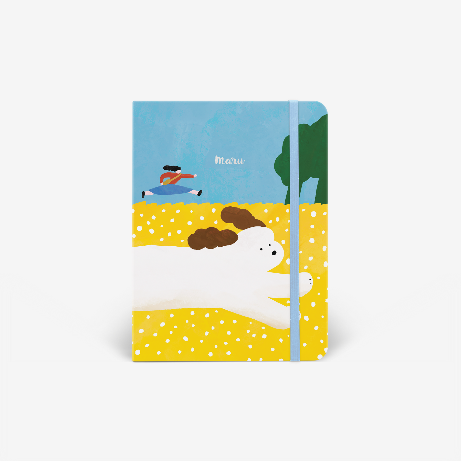 Dog Chase Light Threadbound Notebook