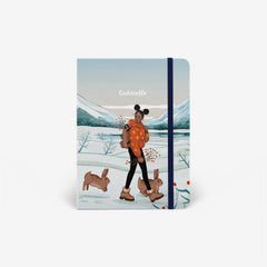 Winter Hares Light Threadbound Notebook