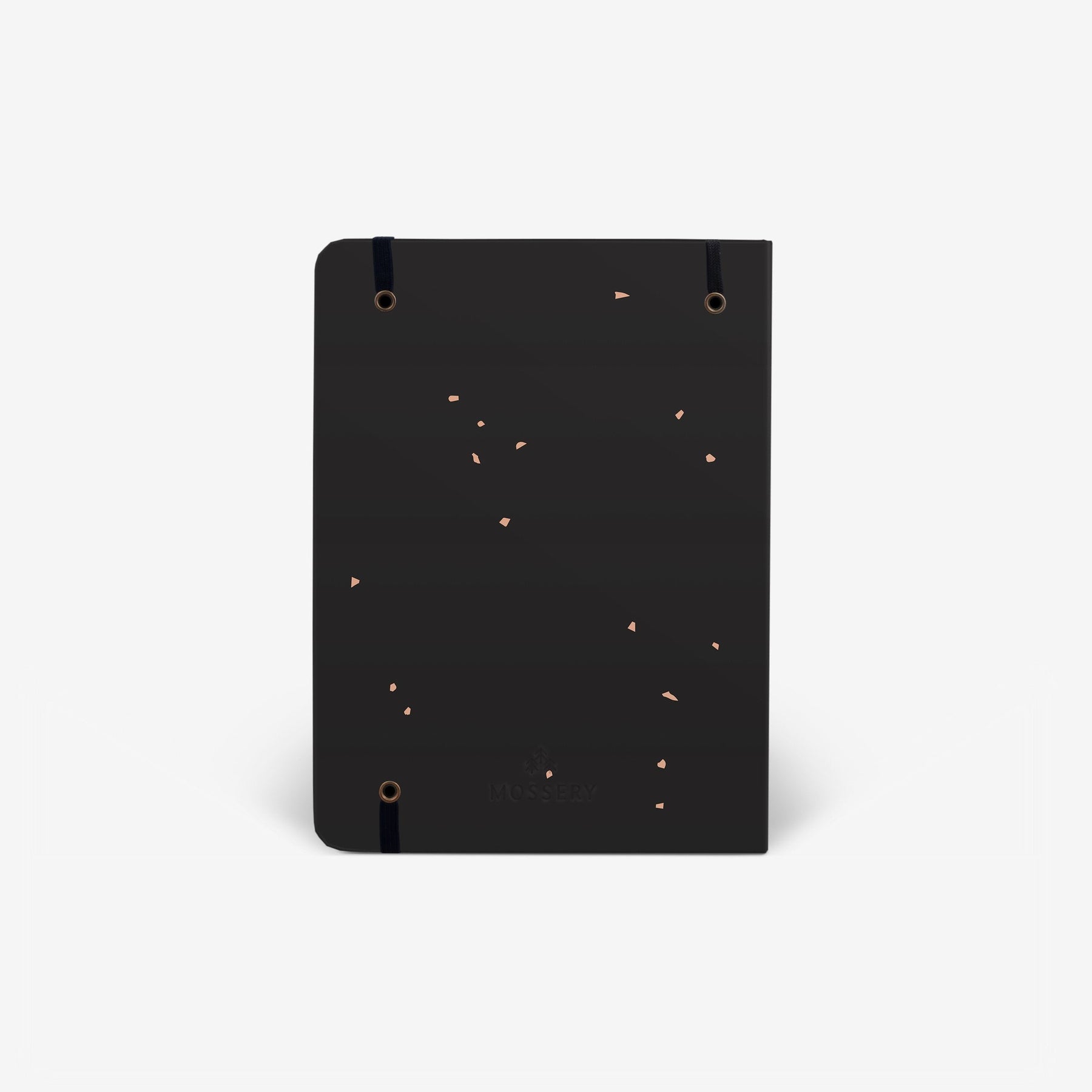 Black Speckle Light Threadbound Notebook