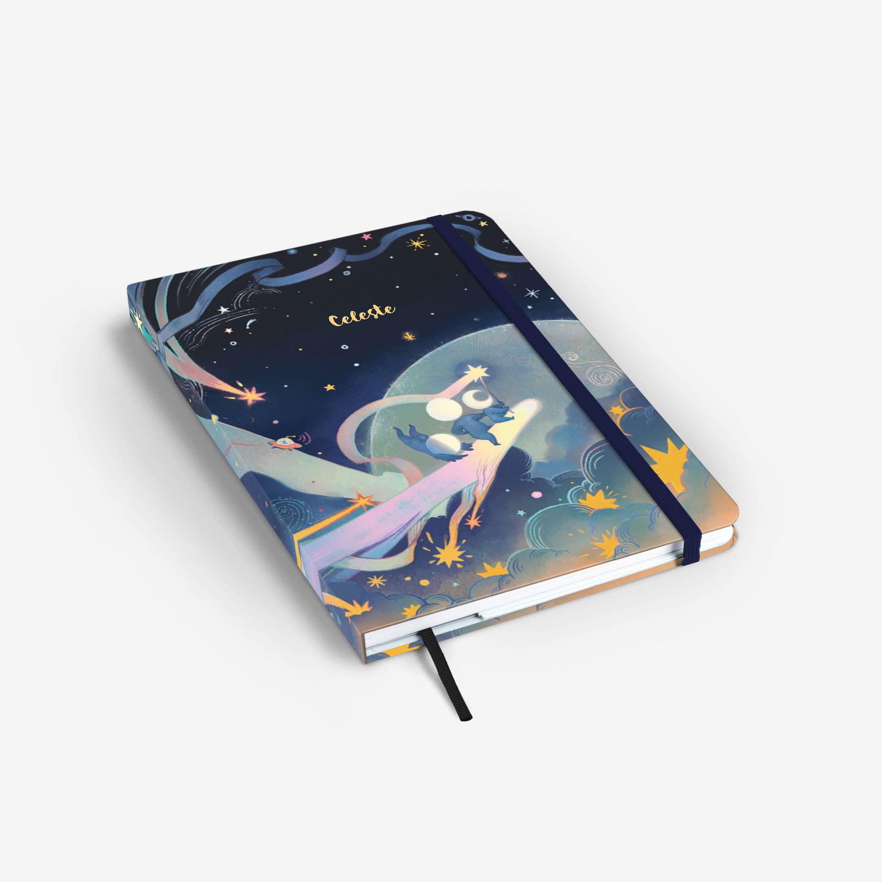 Cosmic Adventure Light Threadbound Notebook
