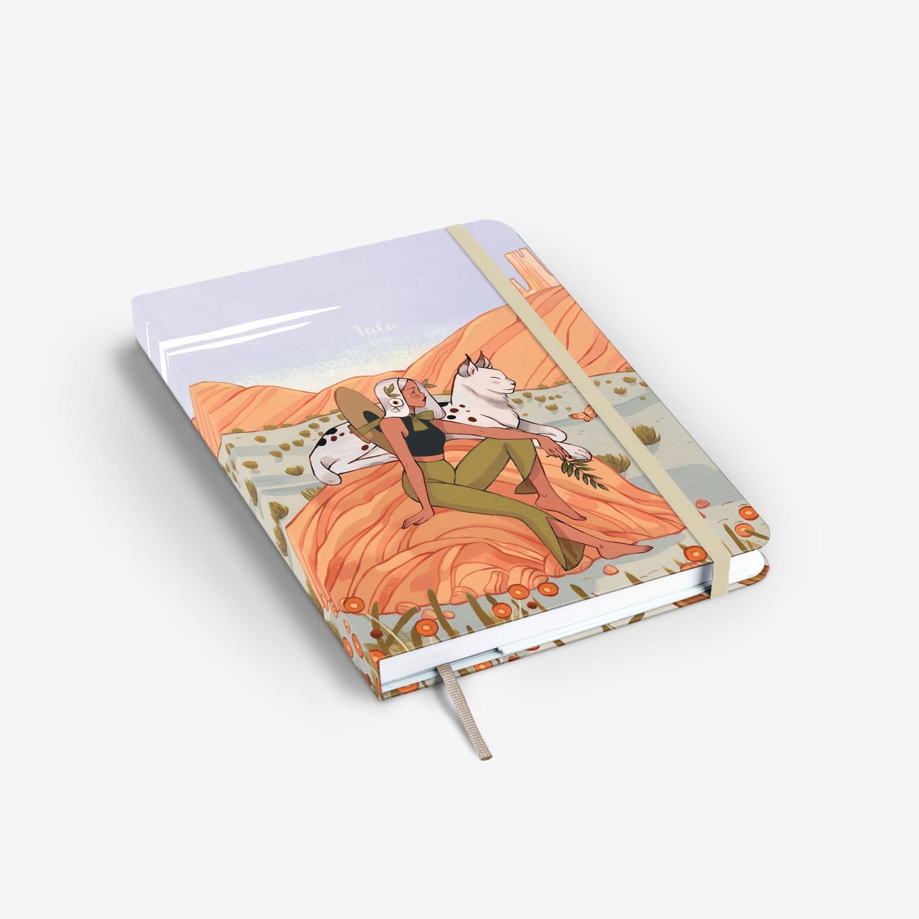 Summer Lynx Light Threadbound Notebook