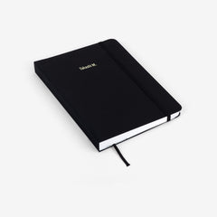 Plain Black Undated Planner