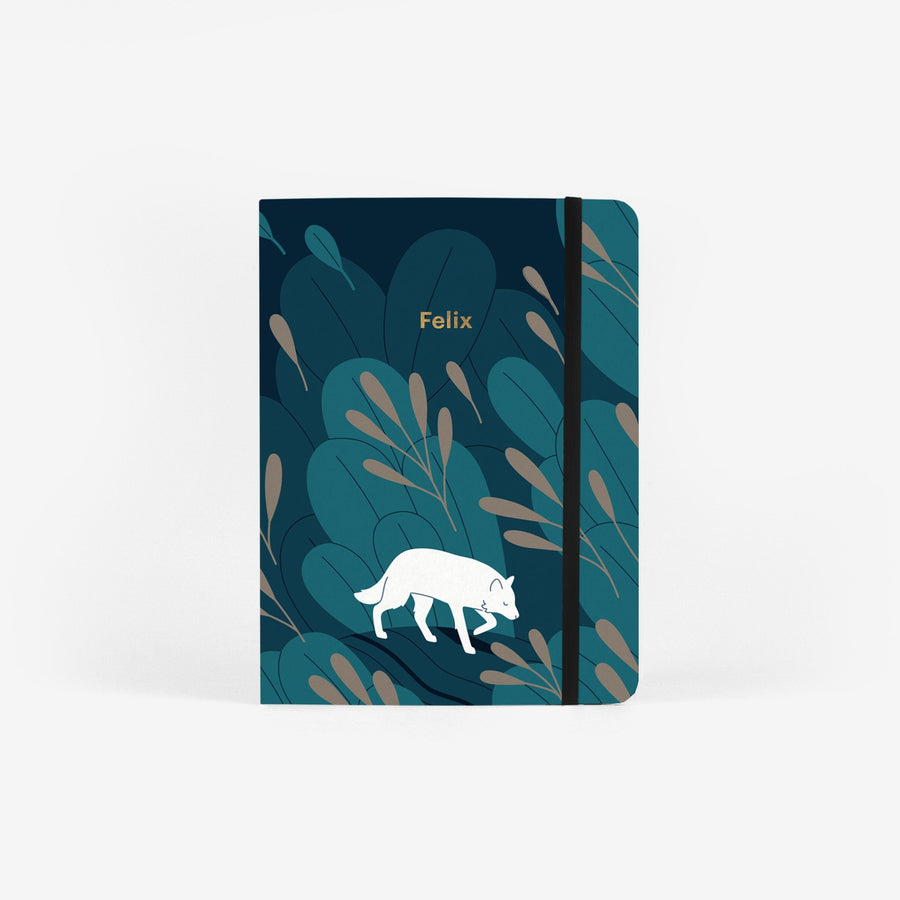 Night Wolf Undated Planner