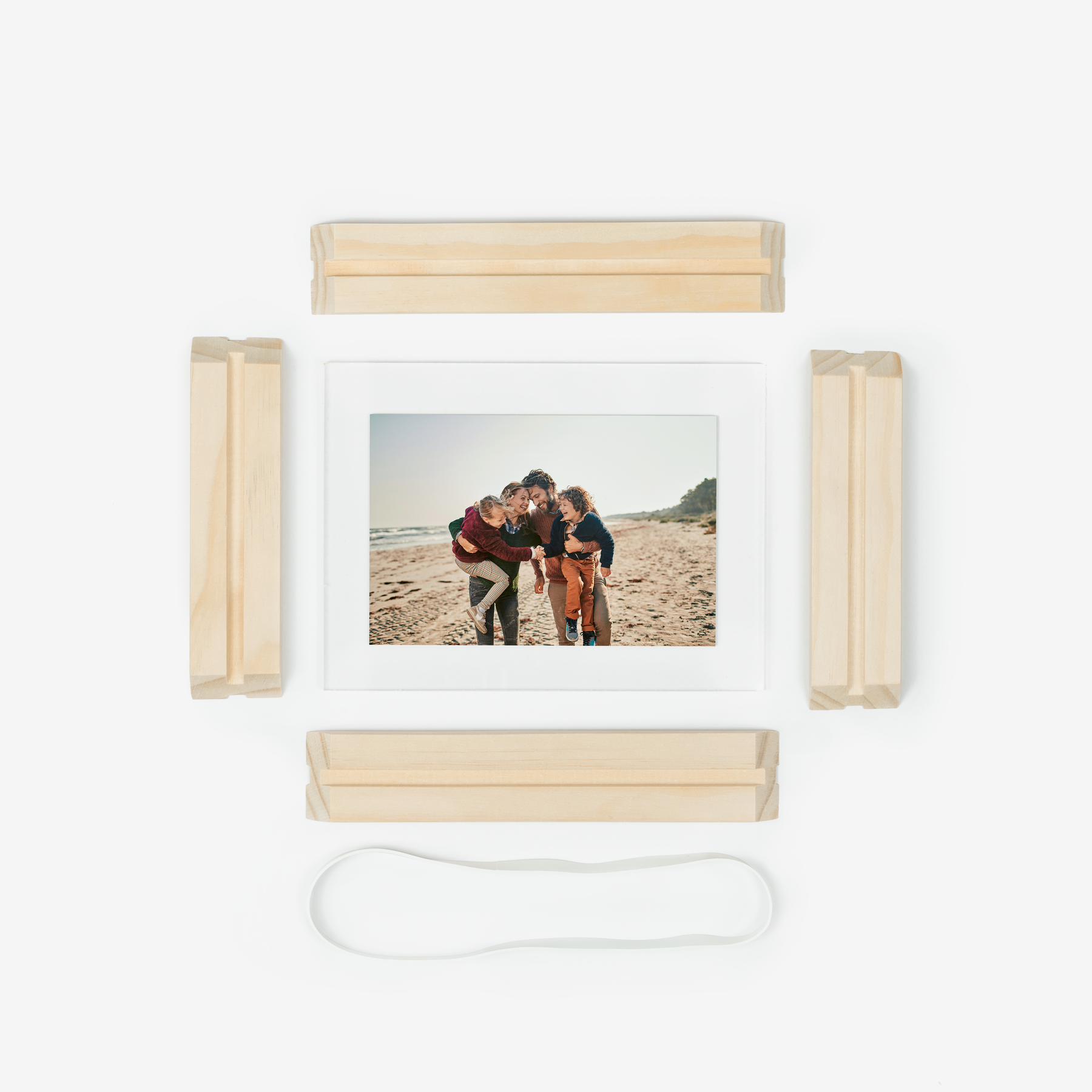 Mukk Band Frame Rectangle Radiata Pine