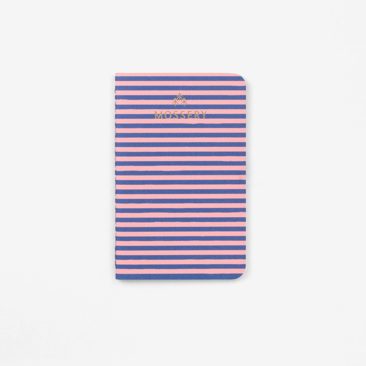 Second Chance: Pink Stripes Pocket Notebook