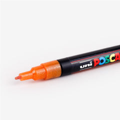 Uni Posca Marker PC 3ML - Glitter Orange