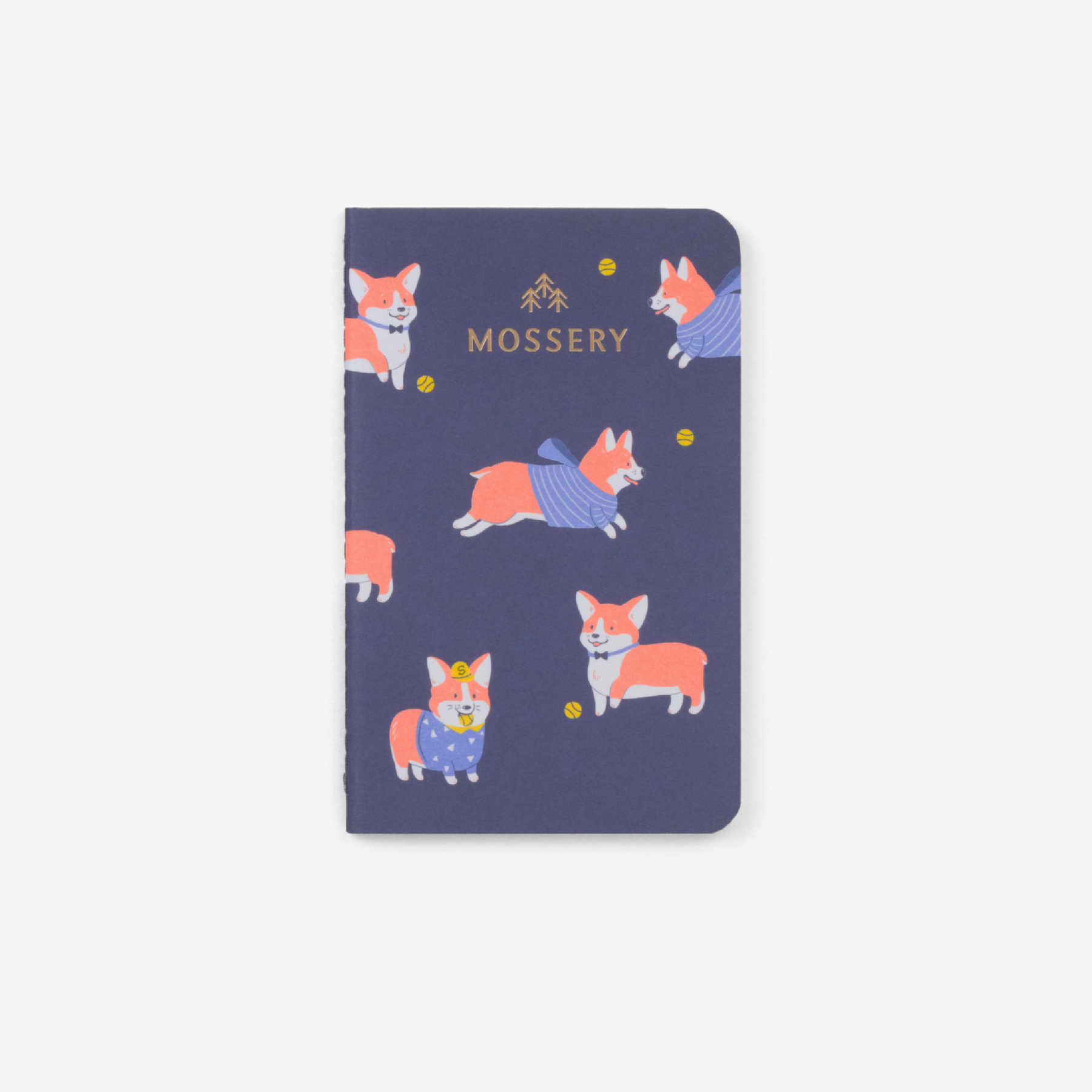 Second Chance: Corgi Navy Pocket Notebook