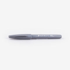 Pentel Fude Touch Brush Sign Pen - Grey