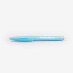 Pentel Fude Touch Brush Sign Pen - Pale Blue