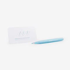 Pentel Fude Touch Brush Sign Pen - Pale Blue