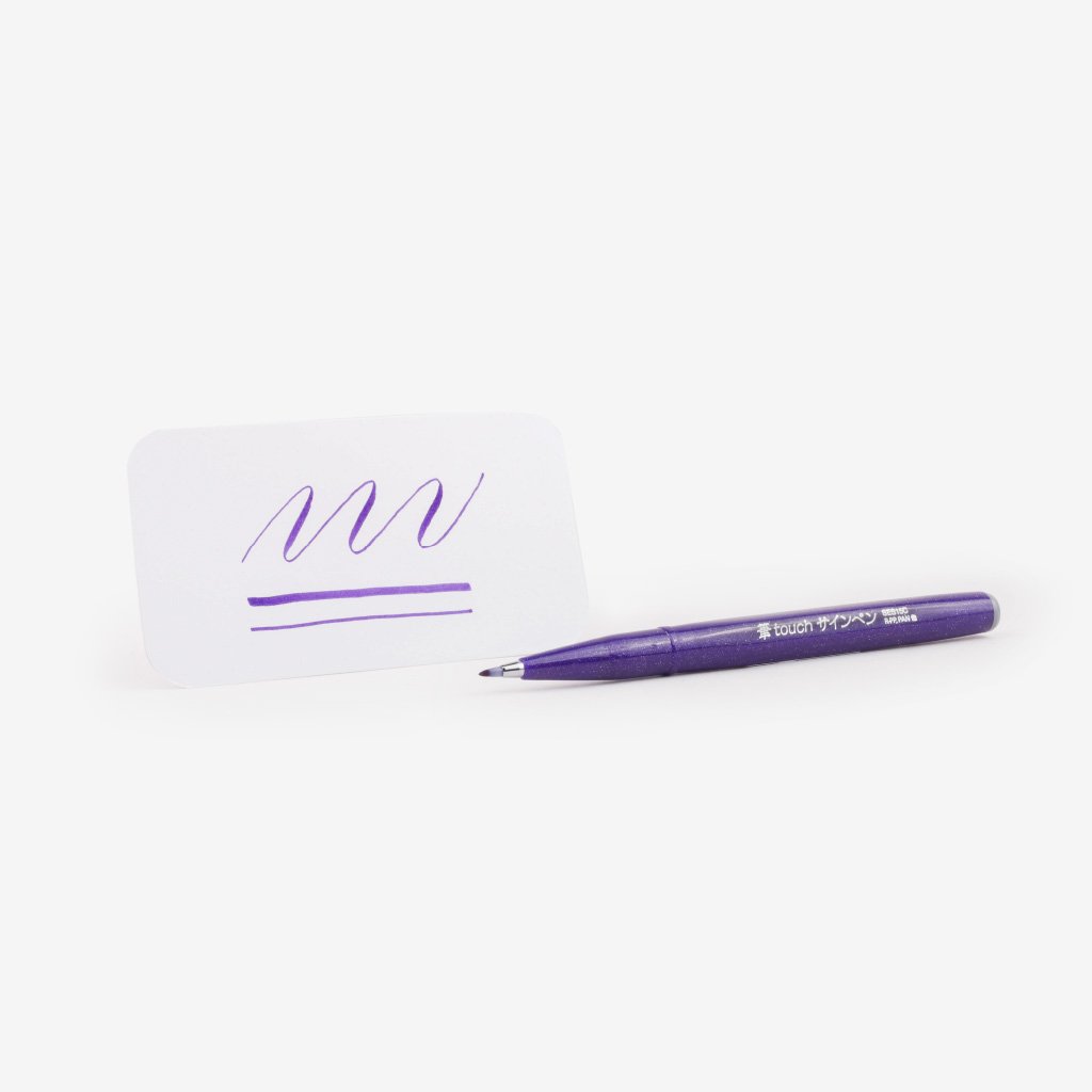 Pentel Fude Touch Brush Sign Pen - Violet
