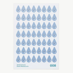 Mossery Stickers: Water Droplet (STC-008)