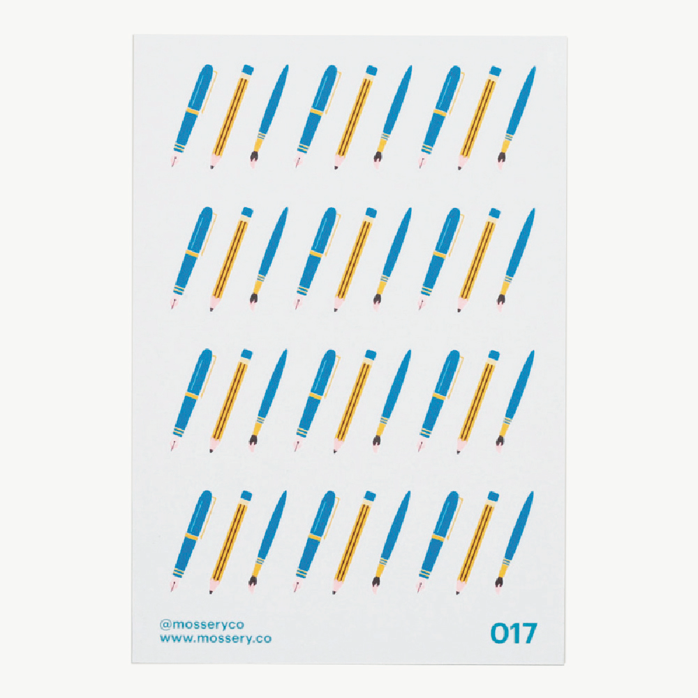 Mossery Stickers: Drawing Tools (STC-017)