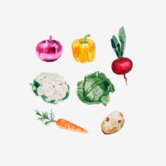 Artist Series Stickers: Vegetables (STC-516)