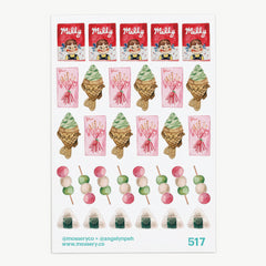 Artist Series Stickers: Japanese Snacks (STC-517)