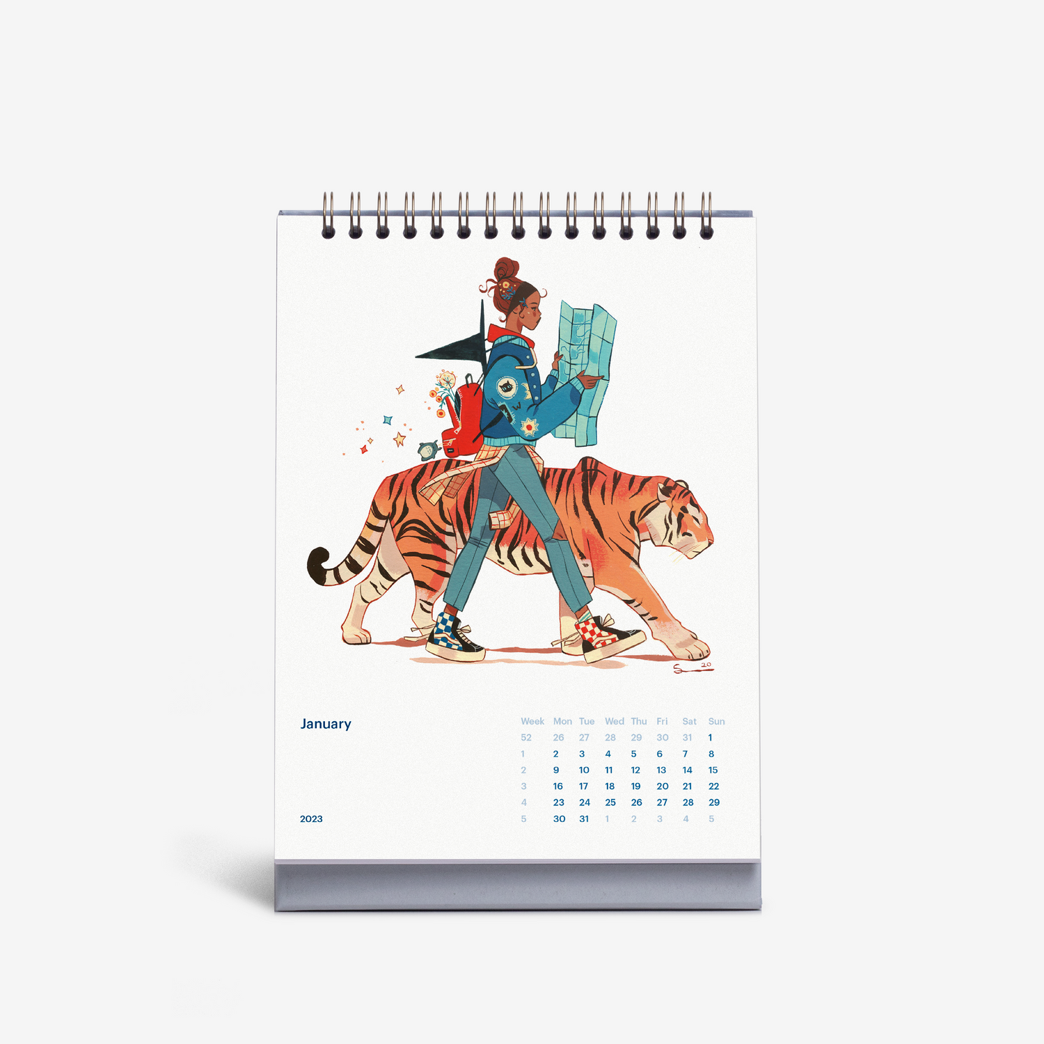 Muses of Adventure 2023 Desk Calendar