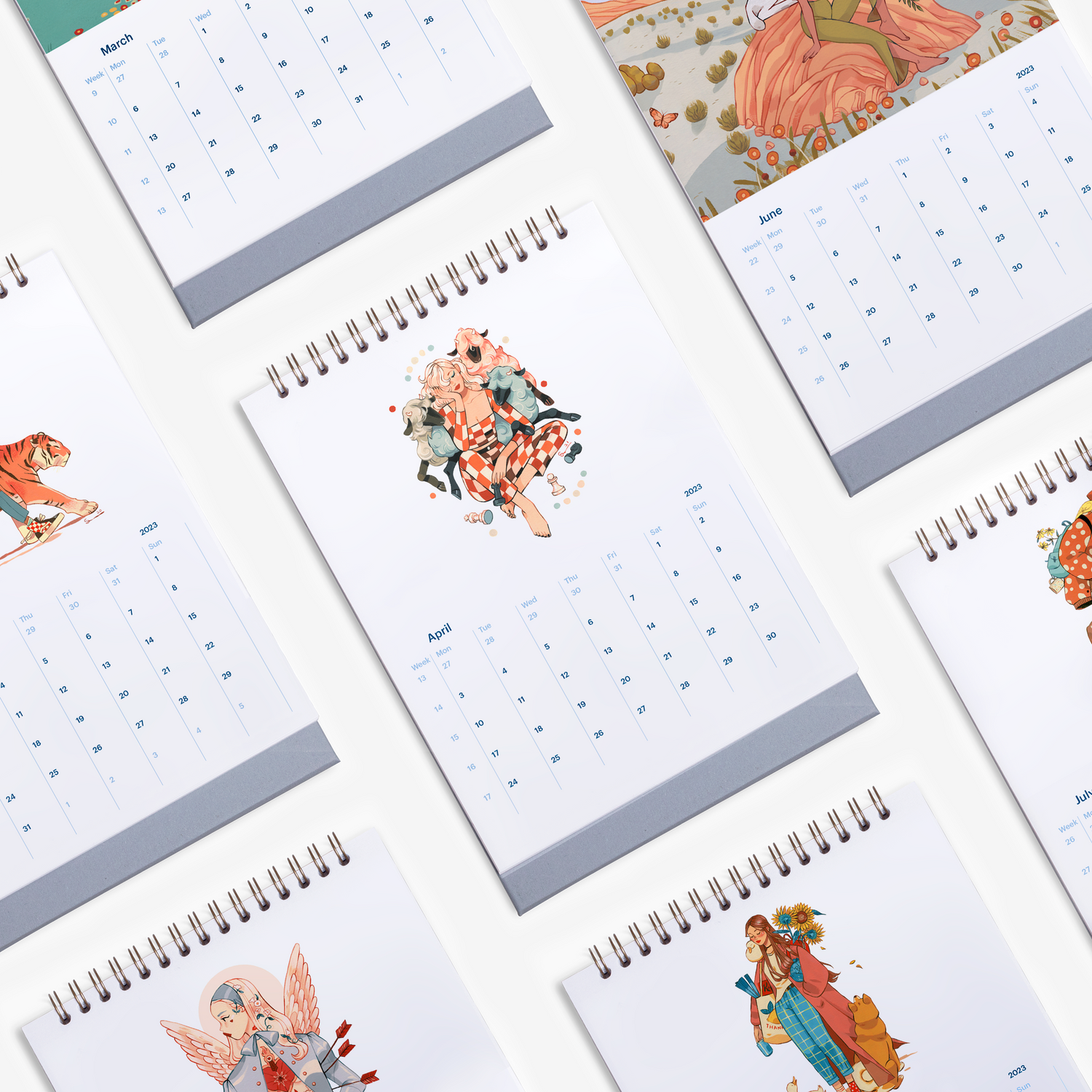 Muses of Adventure 2023 Desk Calendar