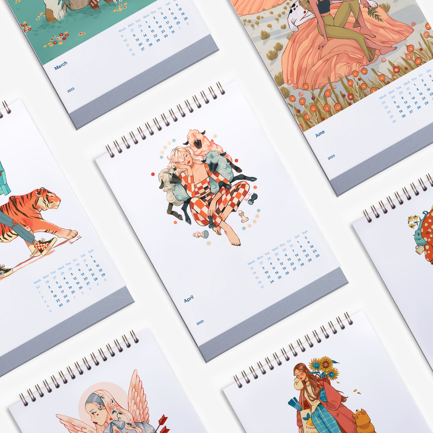 Muses of Adventure 2023 Desk Calendar
