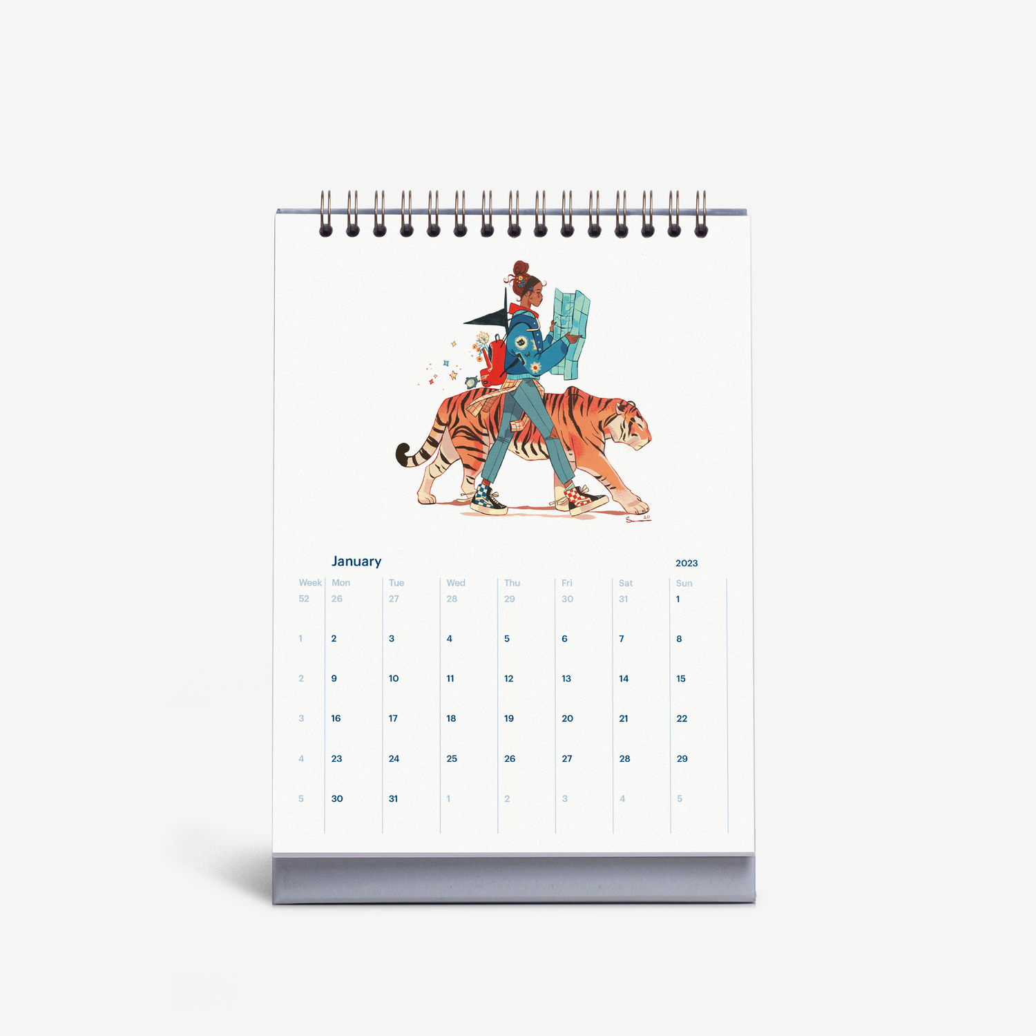 Muses of Adventure 2023 Desk Calendar