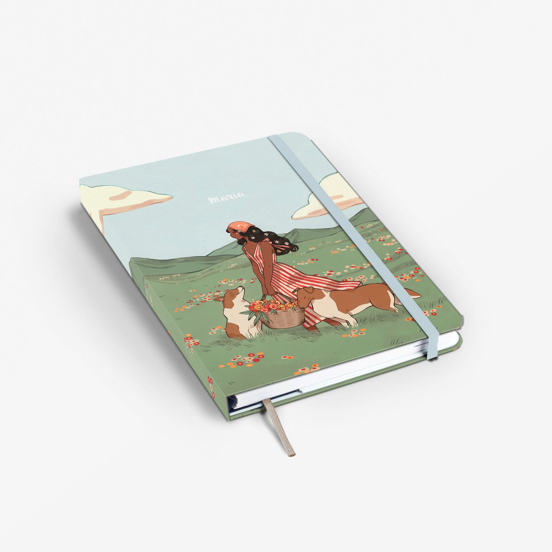 Spring Collies Undated Planner