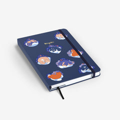 Sleepy Shiba Wirebound Notebook