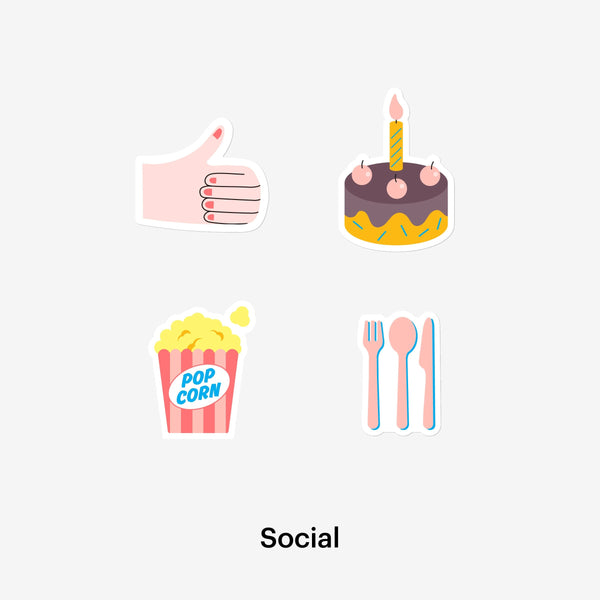 Social Sticker Pack | Mossery
