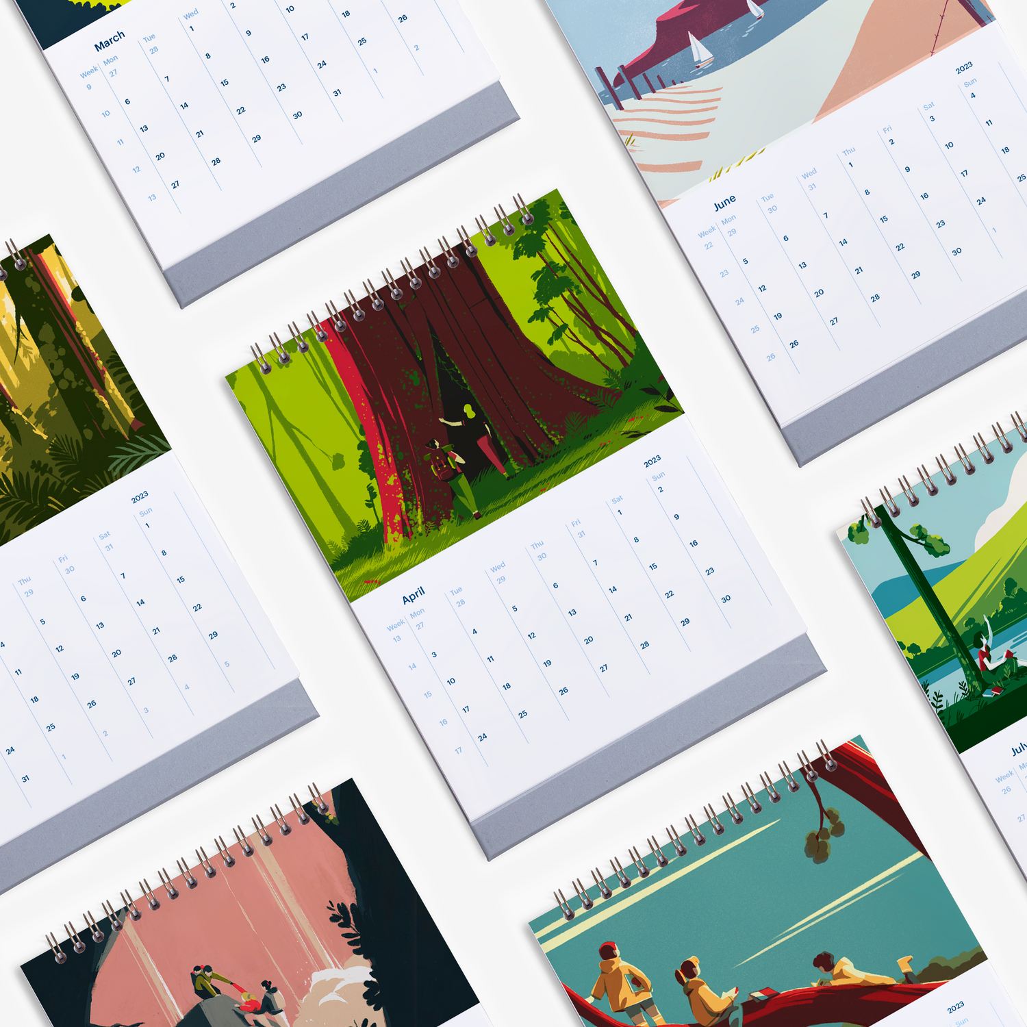 The Great Outdoor 2023 Desk Calendar