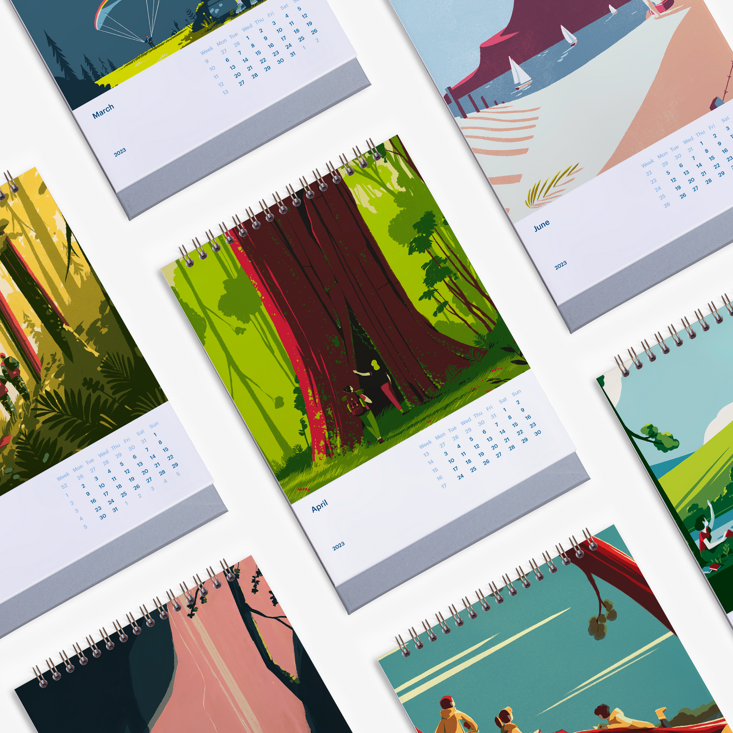 The Great Outdoor 2023 Desk Calendar
