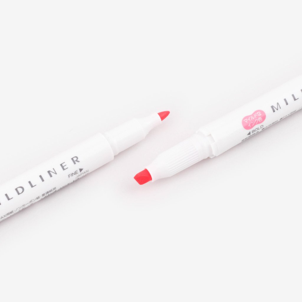 Mildliner Double-Sided Highlighter - Coral Pink